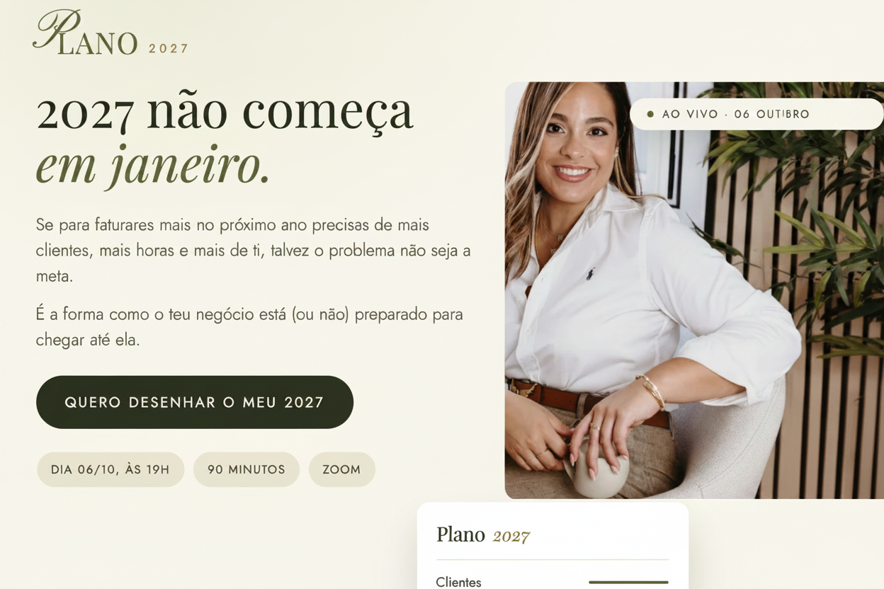 Plano 2027 — Aula Secreta 06/10 + Playbook
